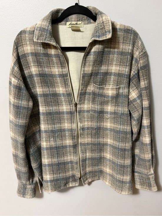 Eddie Bauer Jackets & Blazers - Vintage Eddie Bauer Women’s Small Plaid Full Zip Shirt Jacket Shacket 90s